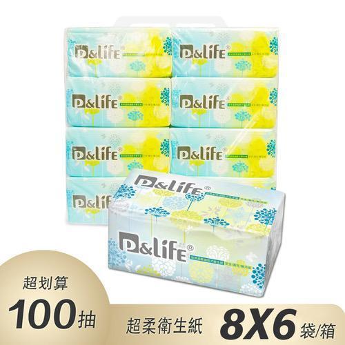 P&LIFE奈芙抽取式衛生紙100抽(箱賣) 