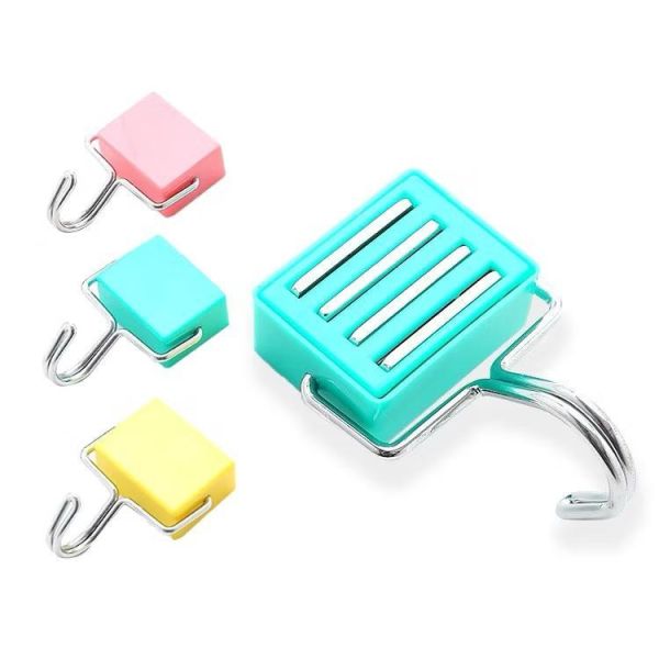 糖果色磁鐵免釘掛勾 