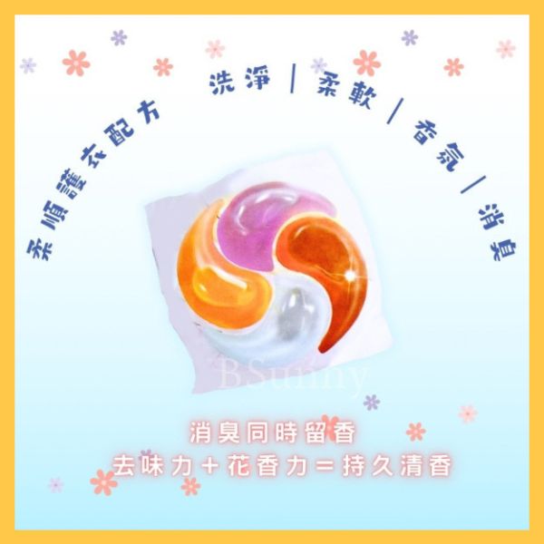 《日本》四合一洗衣凝珠22入 