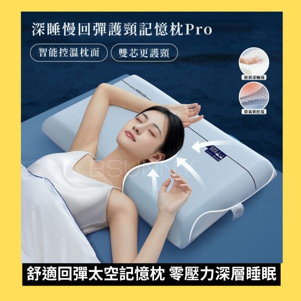 冰晶雙枕芯太空記憶枕 