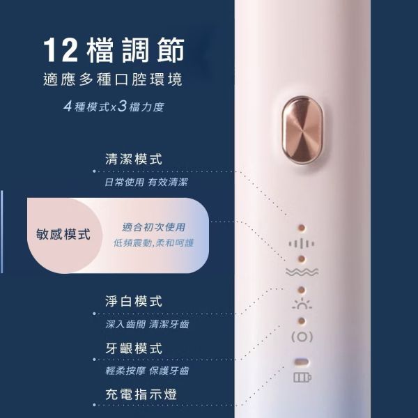 【HYUNDAI】超高頻電動牙刷送刷頭乙組 