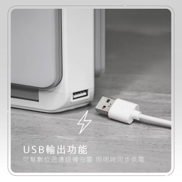 【KINYO】充電式LED折疊露營燈 