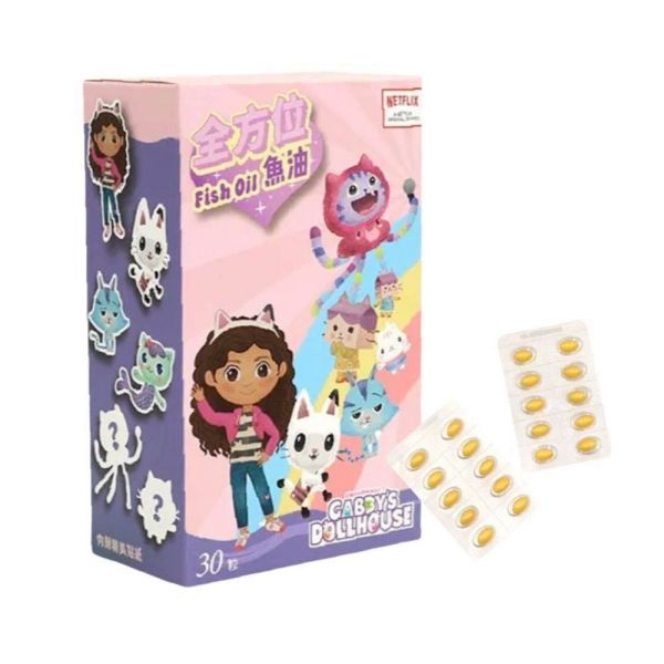 【蓋比的娃娃屋聯名】兒童元氣全方位魚油 