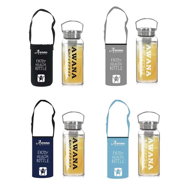 【AWANA】手提鋼蓋玻璃瓶1000ml GL-1000 