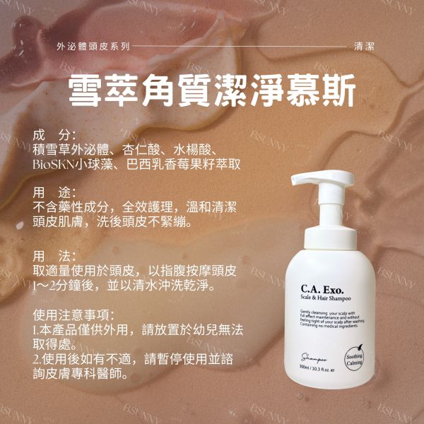 雪萃角質潔淨慕斯300ml 