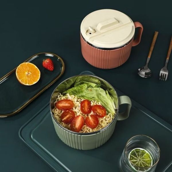 304不鏽鋼泡麵碗三色 