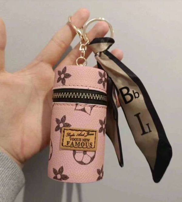 復古圓桶掛飾小包 