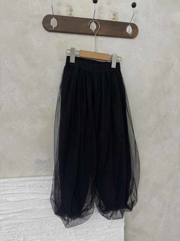 根本大人的！網紗薄款燈籠褲 