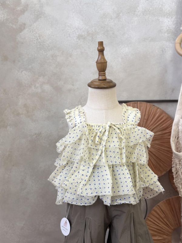 海島風渡假波點背心 