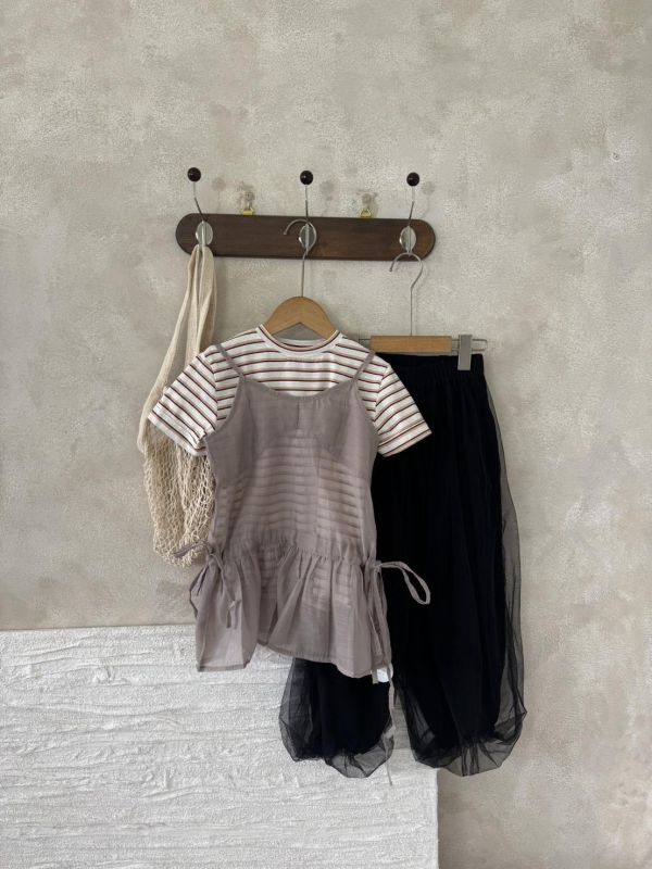 根本大人的！網紗薄款燈籠褲 