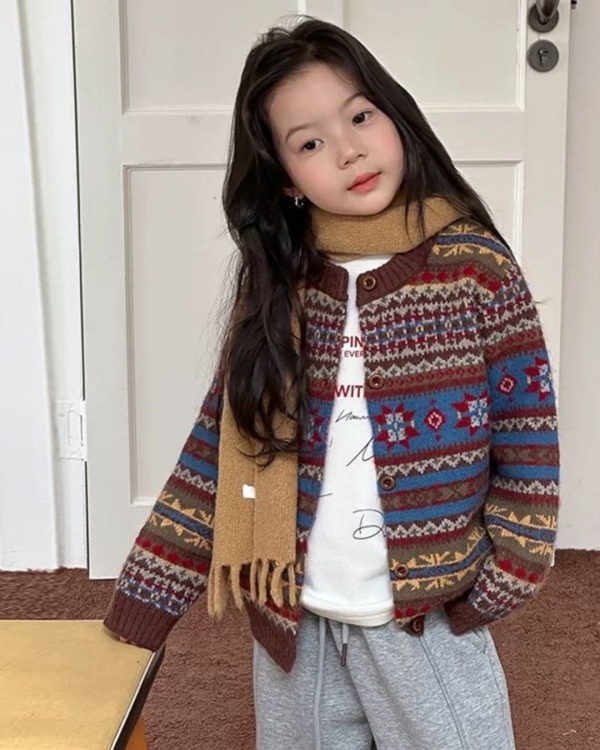 男女同款！費爾島針織上衣/外套 