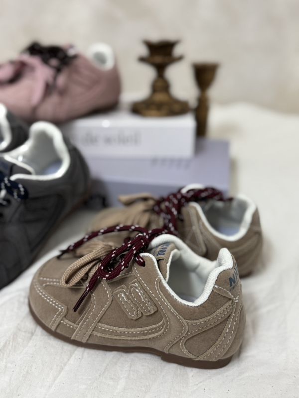 預購-時髦！撞色雙鞋帶德訓鞋 