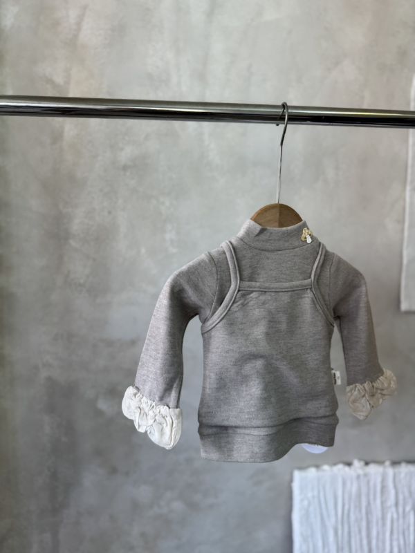 溫柔系兩件套內搭上衣/吊帶背心套裝 