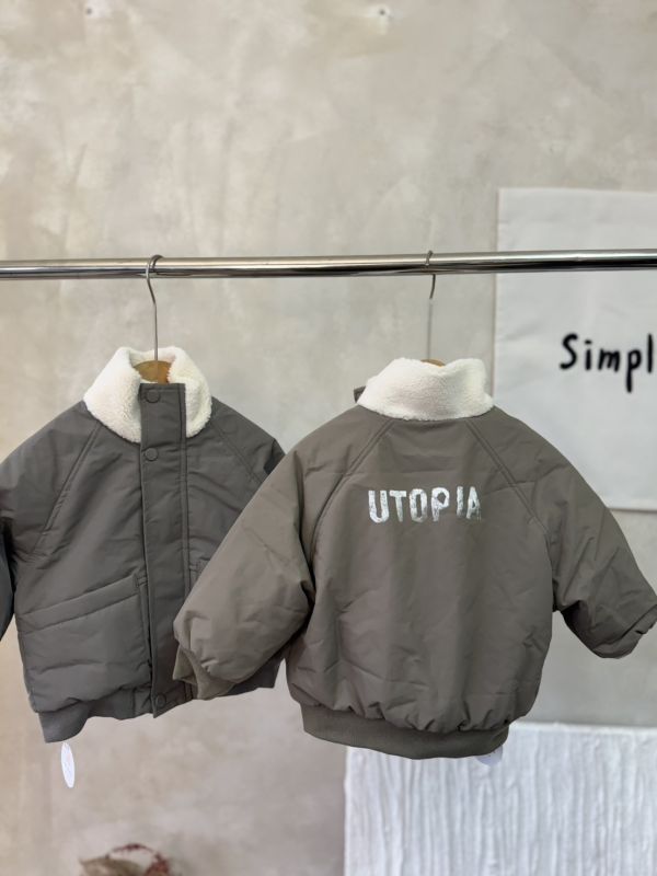 質感防風保暖刷毛拉鍊外套 