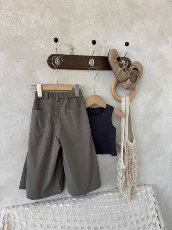 特殊壓摺時髦工裝褲 