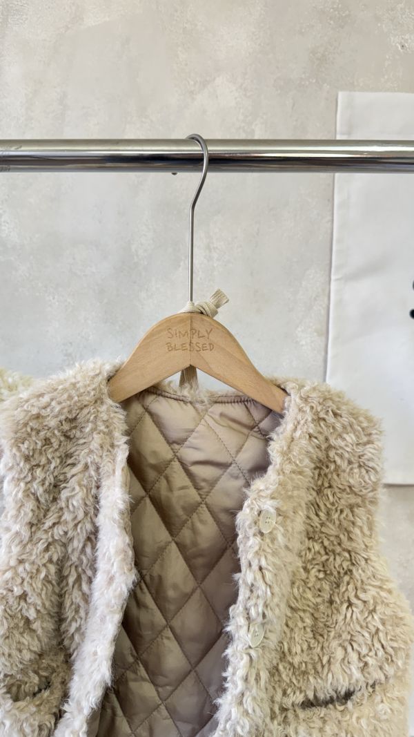 可愛毛毛背心(含同款包包) 