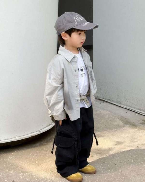 特色暈染上衣襯衫 