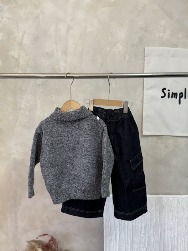 韓系歐巴！雪花薄款針織鈕扣上衣 