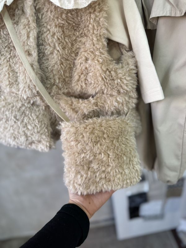 可愛毛毛背心(含同款包包) 