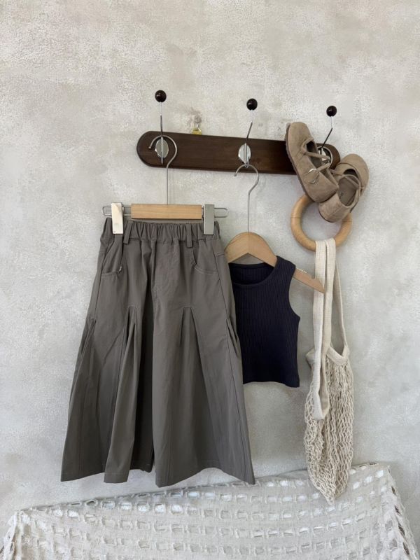 特殊壓摺時髦工裝褲 