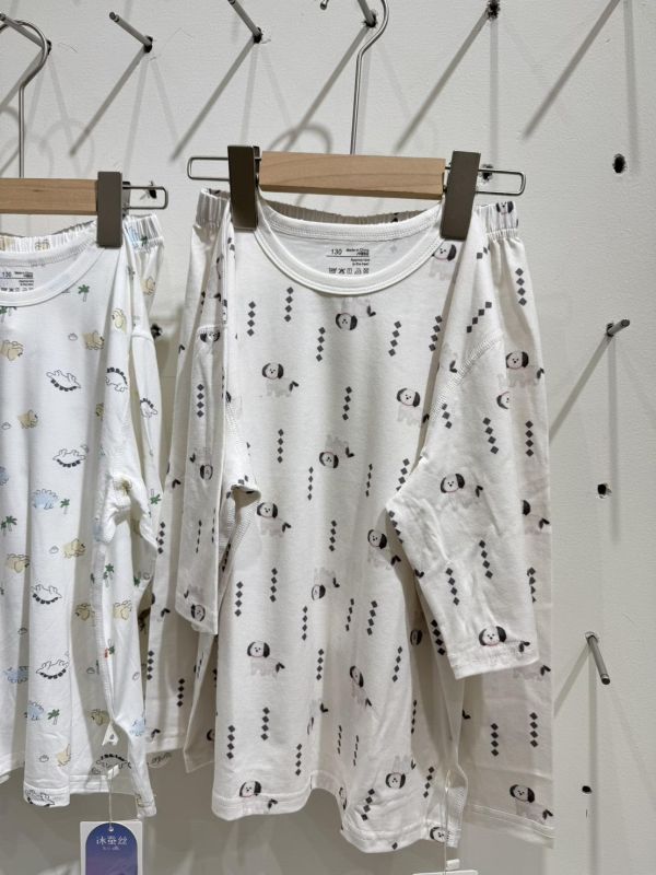 冰蠶絲居家服-黑白狗狗 