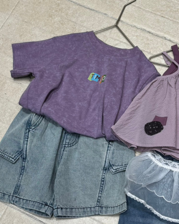 夏日暈染塗鴉短T 