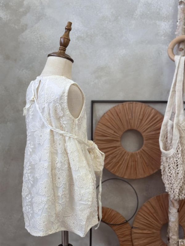 美瘋重工蕾絲花布花苞洋裝(含同款小包) 