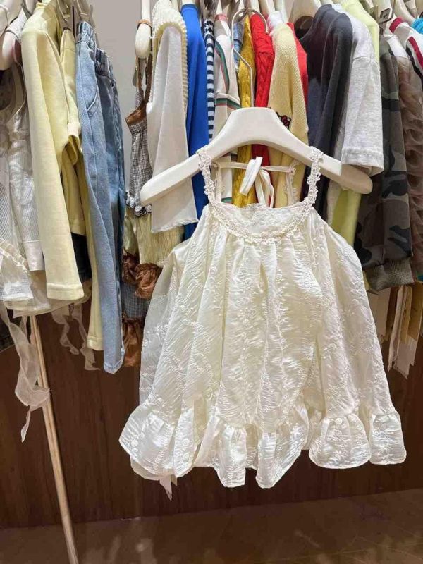 重工提花蕾絲綁帶微長版上衣 