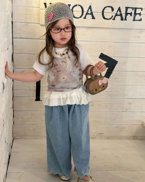 暈染掛脖背心上衣真兩件套 