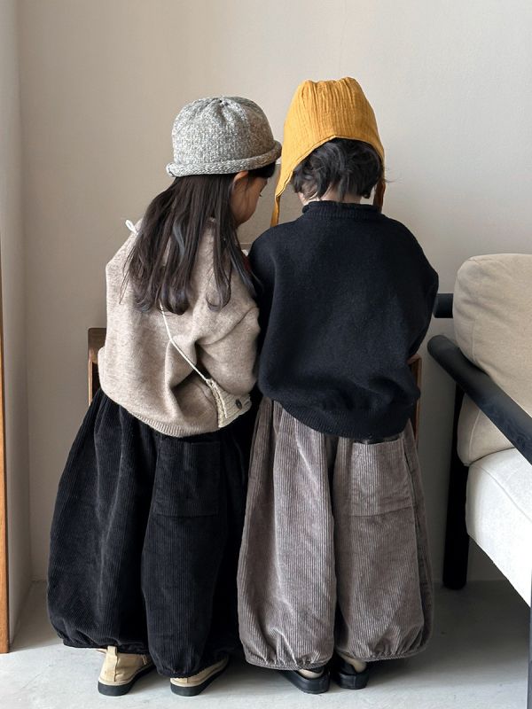 手足同款！日系花朵針織上衣 