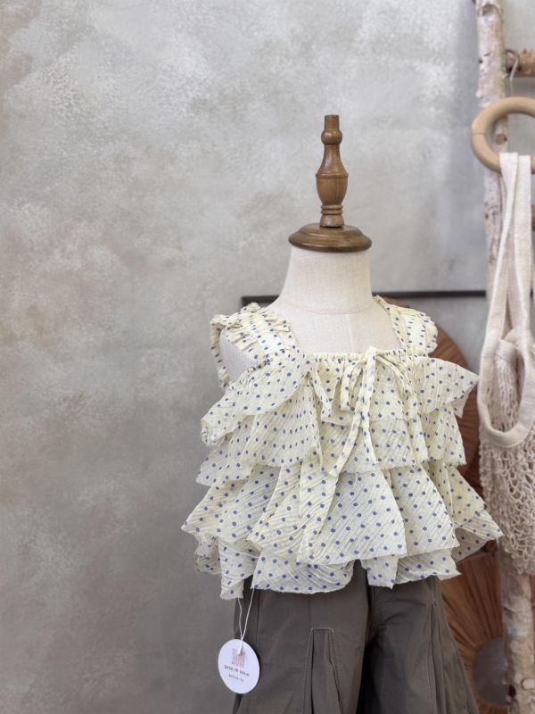 海島風渡假波點背心 