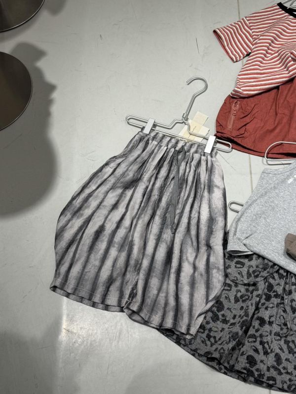 不規則暈染超涼快休閒彎刀褲 