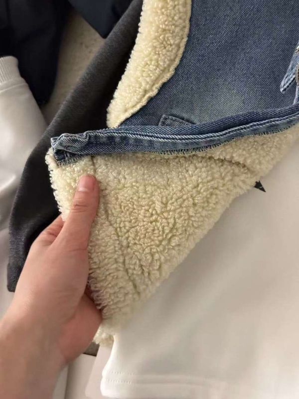 街頭酷帥！牛仔刷色加厚背心 