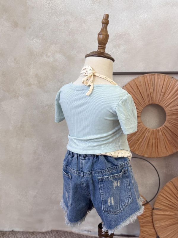 辣辣個性刷破抽鬚短褲 