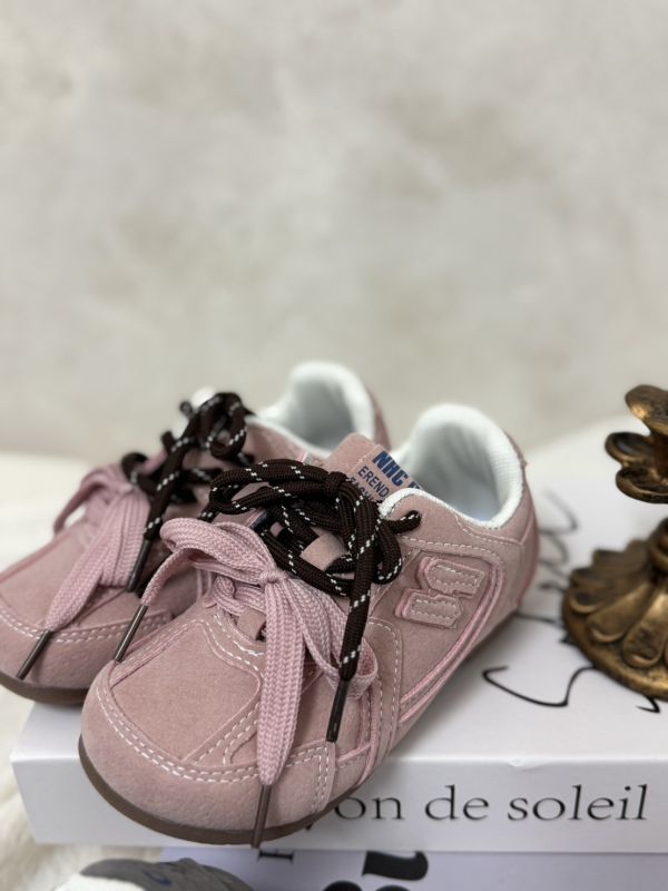 預購-時髦！撞色雙鞋帶德訓鞋 