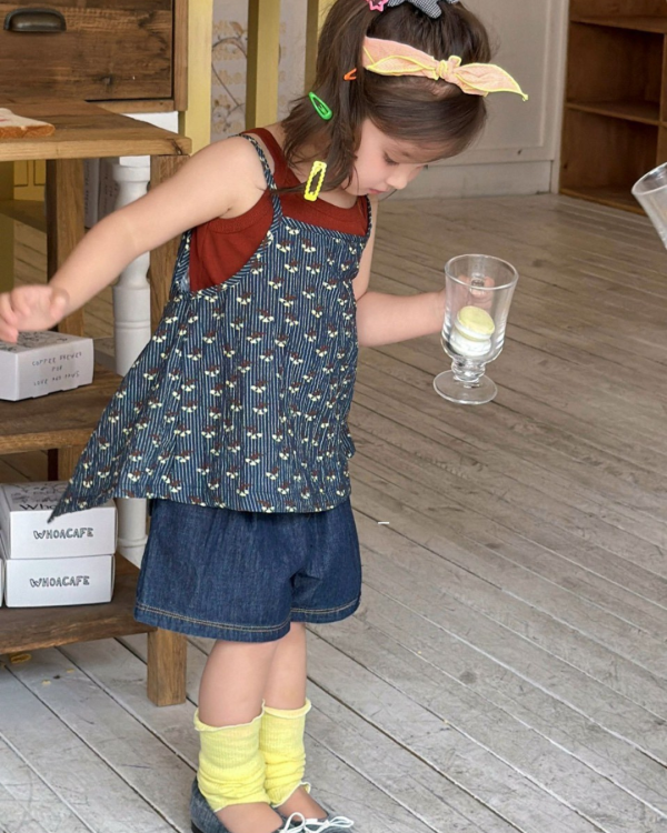 兩件套！不規則剪裁細肩內搭背心套裝 