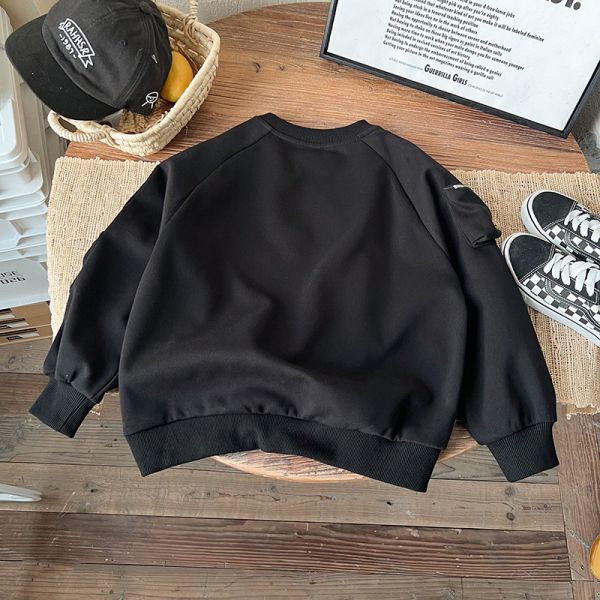 帥帥美式復古工裝薯條上衣 