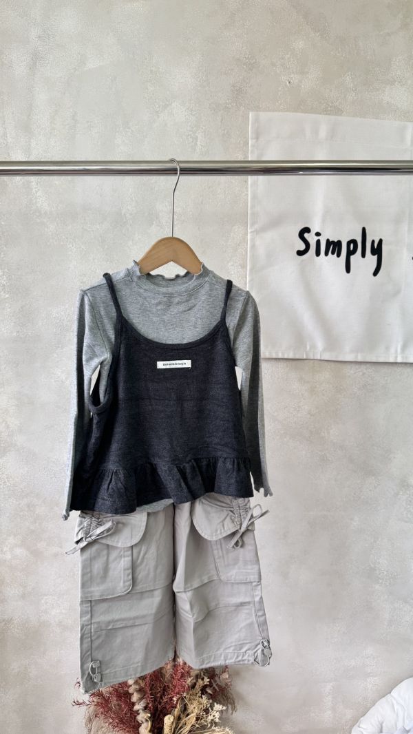 甜酷！蝴蝶結抽繩設計工裝長褲 