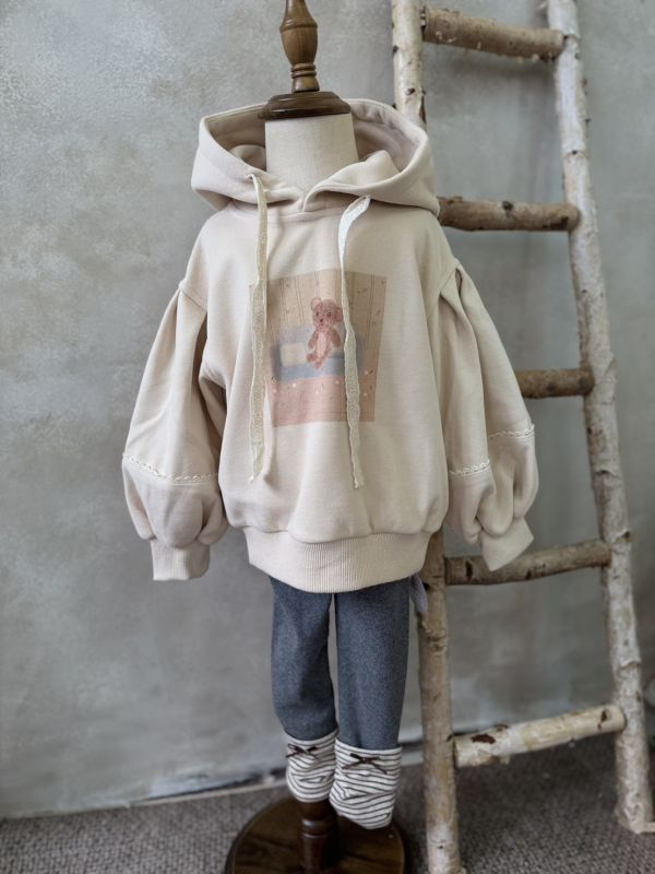 堆堆條紋灰色內搭褲 