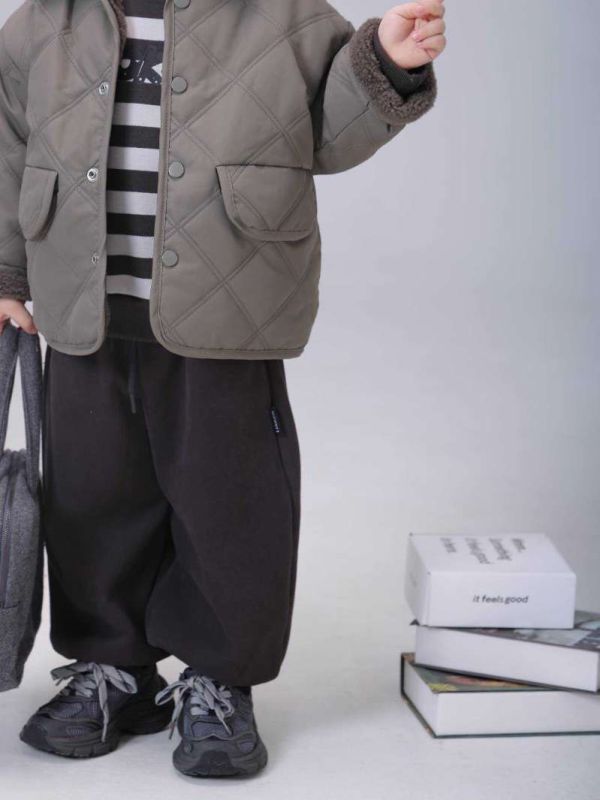 雙面穿！日系質感鋪棉保暖外套 