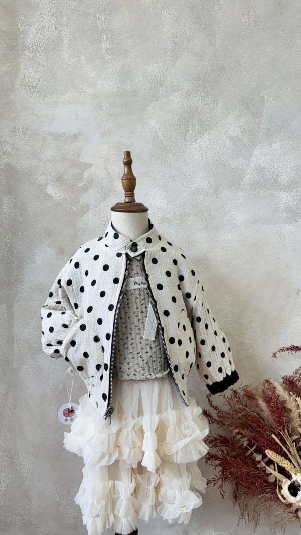 法式浪漫超軟立體花邊紗燈芯絨半身裙 