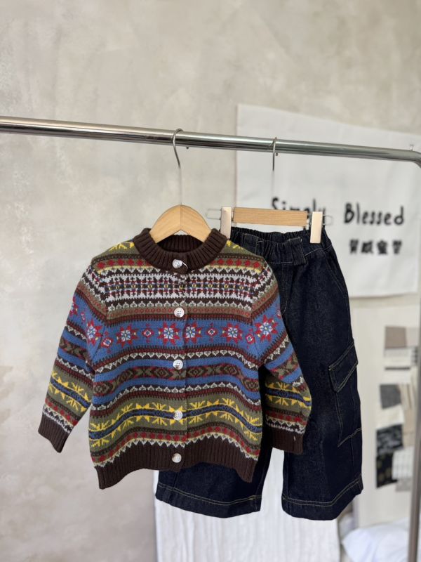 男女同款！費爾島針織上衣/外套 