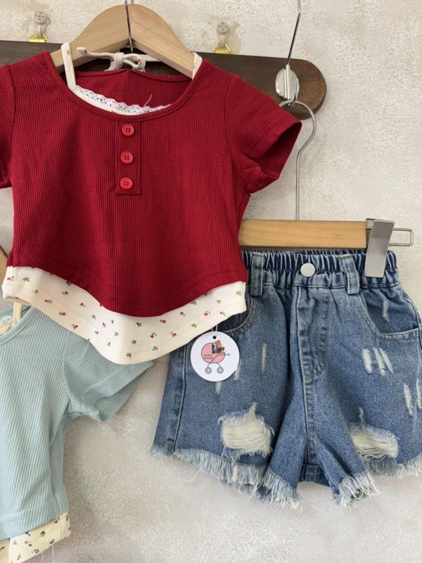 辣辣個性刷破抽鬚短褲 