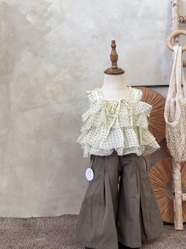 特殊壓摺時髦工裝褲 