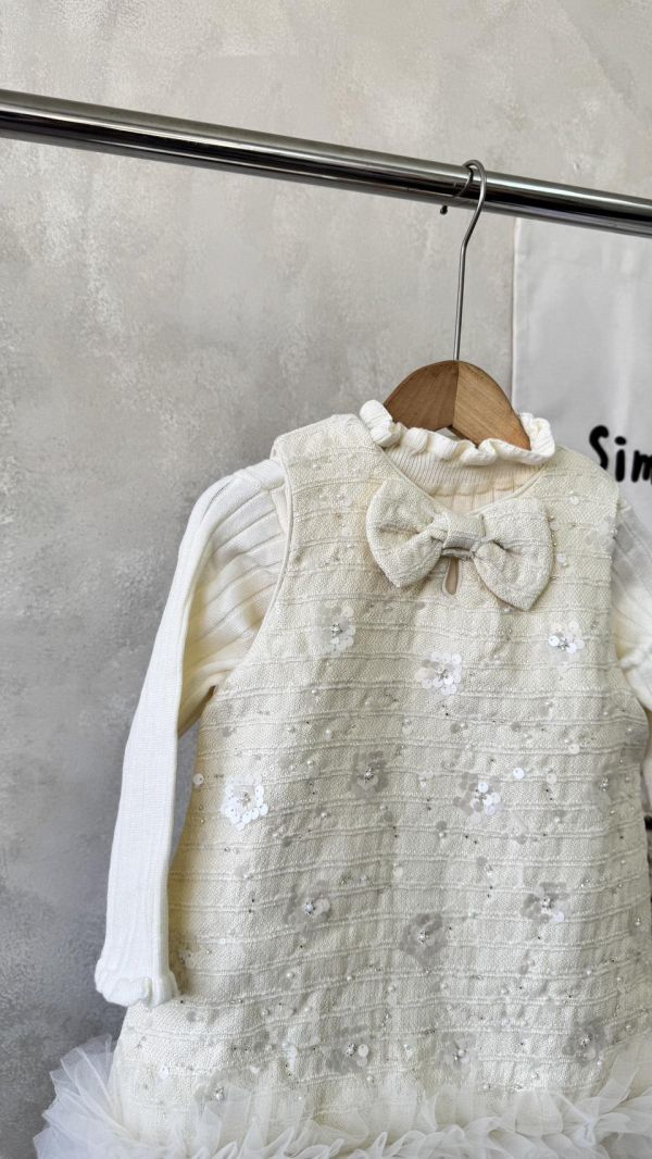 超美！米杏花亮片連身裙內搭兩件套套裝 