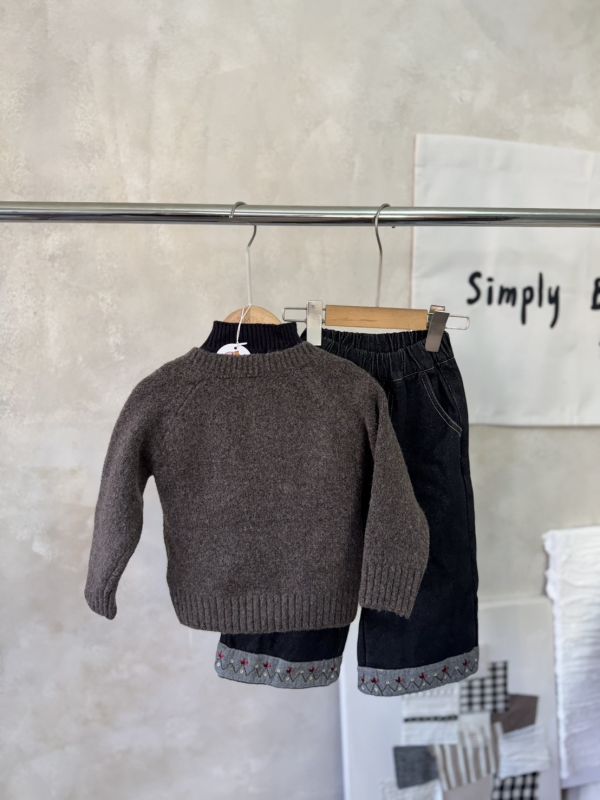 北歐採蘑菇趣針織外套 