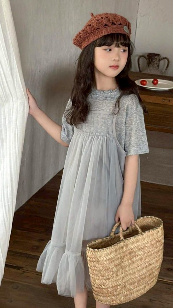 花邊領雪花棉T(疊搭單穿都好看) 