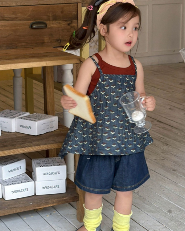 兩件套！不規則剪裁細肩內搭背心套裝 