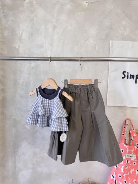 特殊壓摺時髦工裝褲 