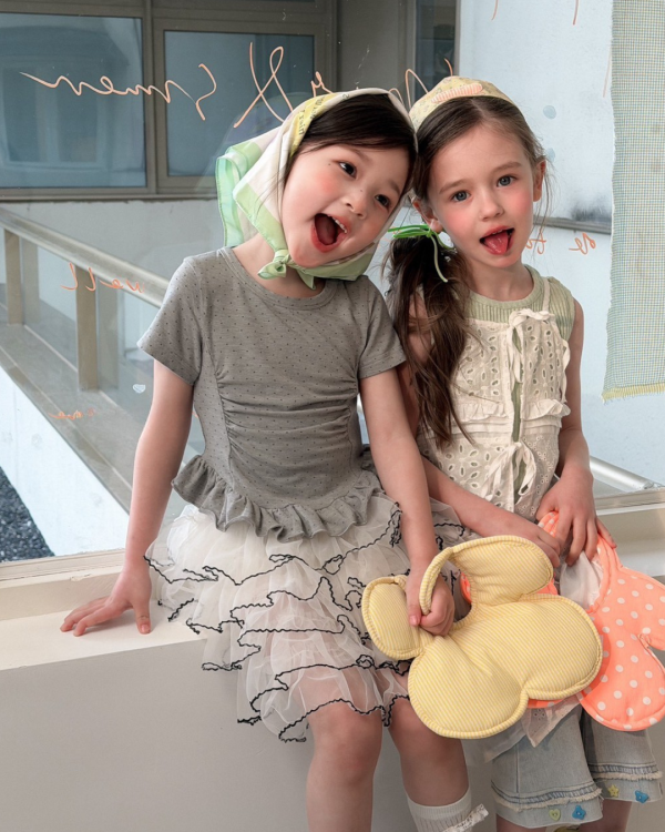 辣辣貼身花邊收腰棉Ｔ(超可愛) 